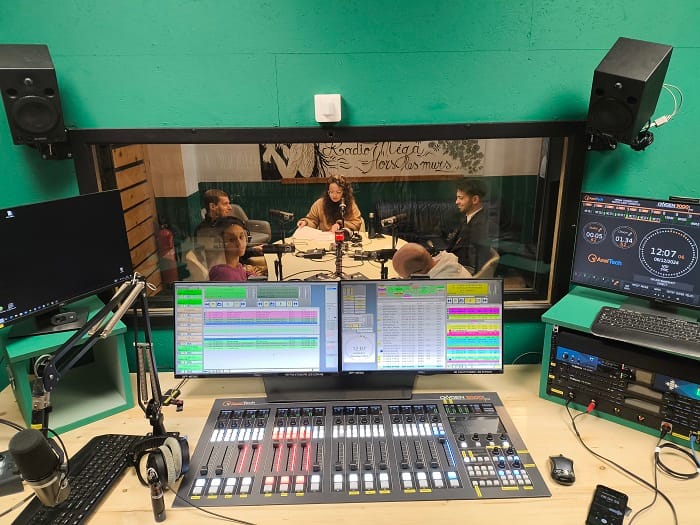 studio d'enregistrement radio