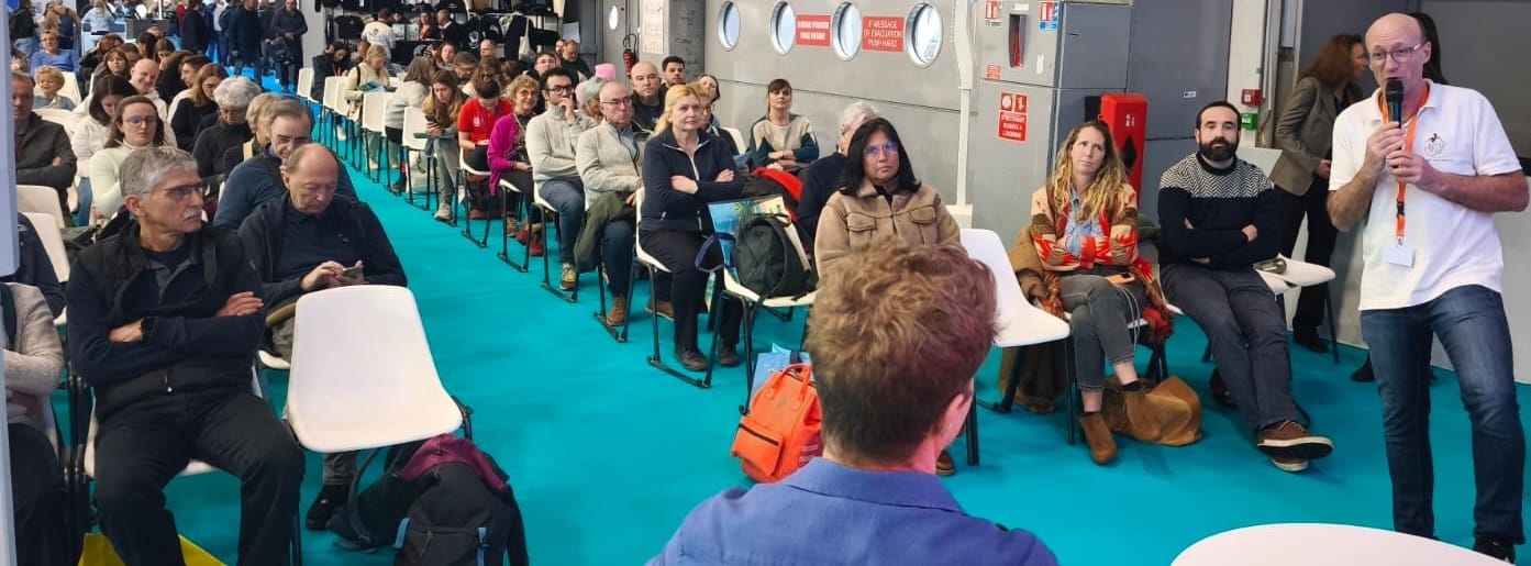 Conférence lors du salon de la plongée 2026