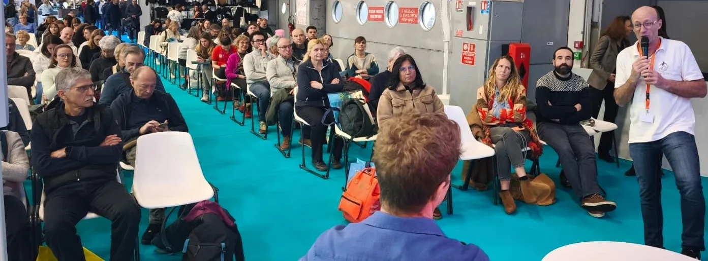 Conférence lors du salon de la plongée 2026